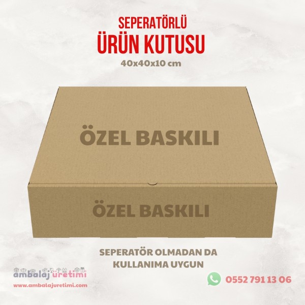 SEPERATÖRLÜ ÜRÜN KUTUSU