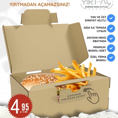 YIRT-AÇ 3 KİLİTLİ MENÜ KUTUSU
