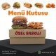 BASKILI MENÜ KUTUSU - 20x13x8