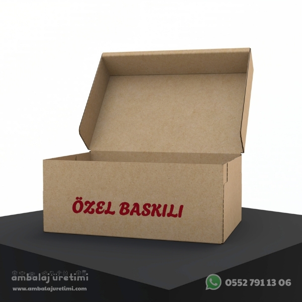 BASKILI MENÜ KUTUSU - 20x13x8