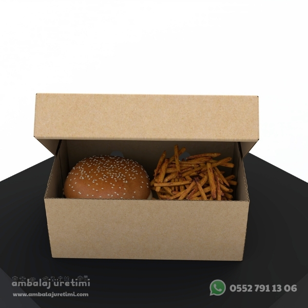 BASKISIZ BURGER KUTUSU