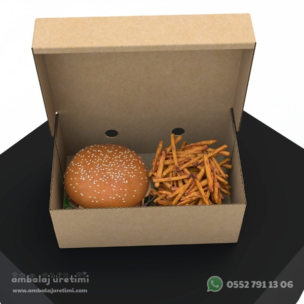 BASKISIZ BURGER KUTUSU