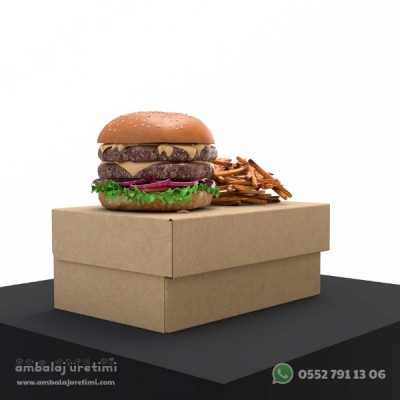 BASKISIZ BURGER KUTUSU