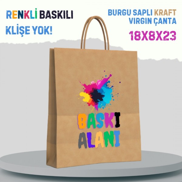 KRAFT BURGU VIRGIN 18X8X23