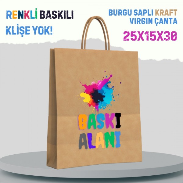 KRAFT BURGU VIRGIN 25X15X30