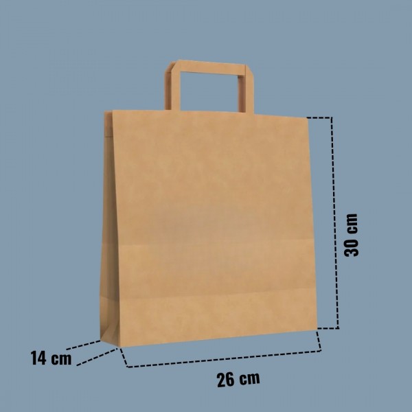KRAFT FLAT VIRGIN 26x14x30