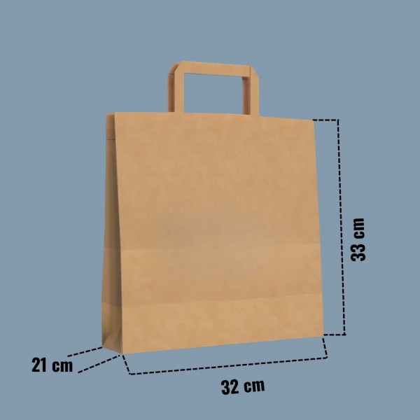KRAFT FLAT VIRGIN 32X21X33