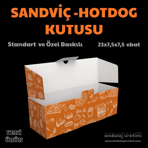HOTDOG - SANDVİÇ KUTUSU