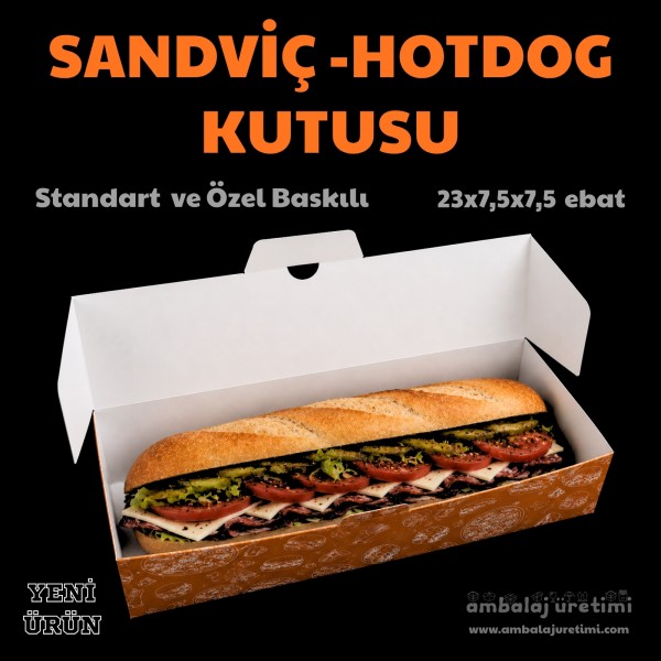 HOTDOG - SANDVİÇ KUTUSU